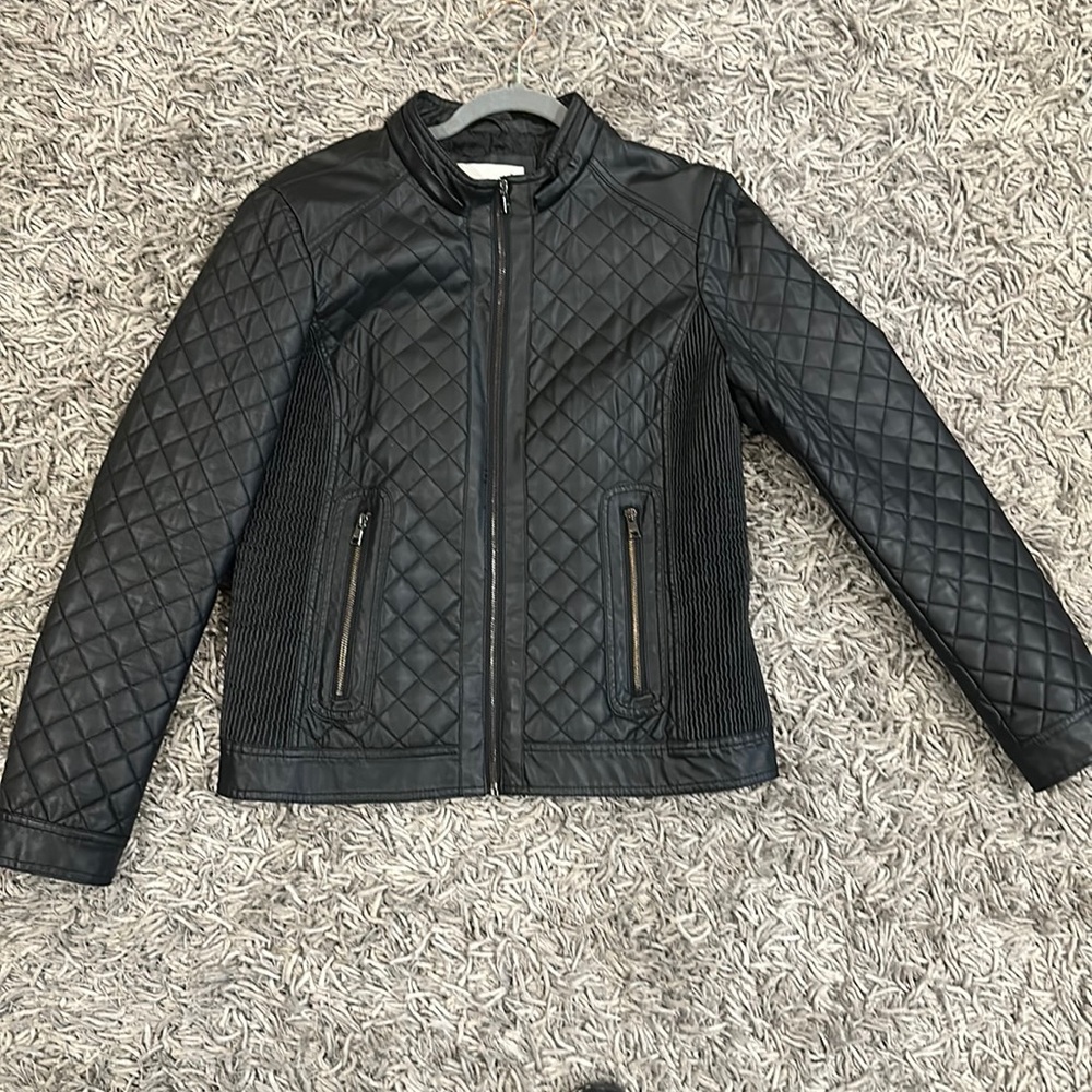 Woman’s XL FAUX LEATHER JACKET